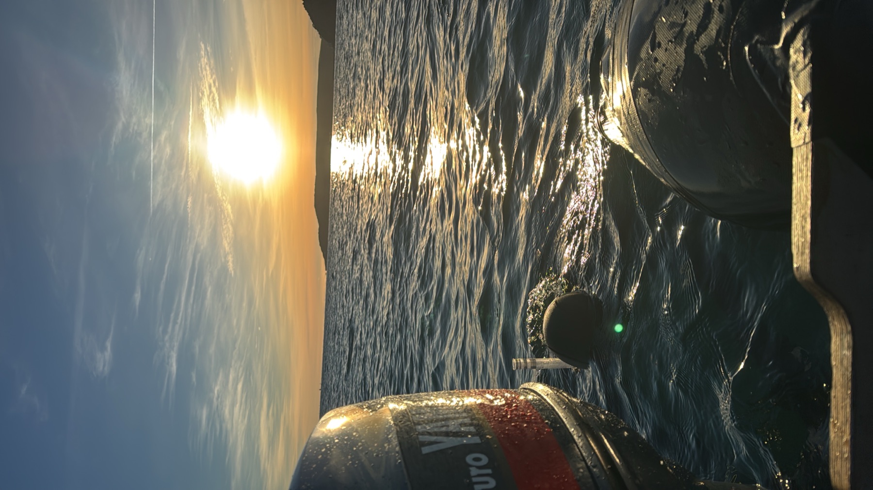 Sunset after a day on the water